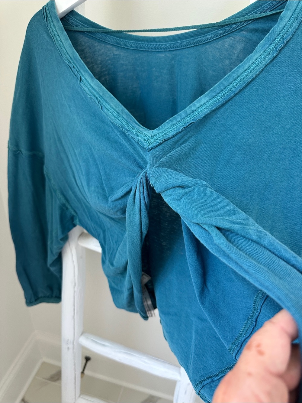 FP Movement by Free People Moon Rising Cotton Twist Front Faded Cropped Top - Picture 3 of 10